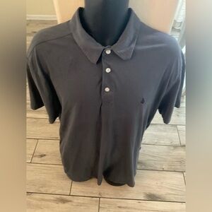 Men’s used Volcom polo shirt size XL grey